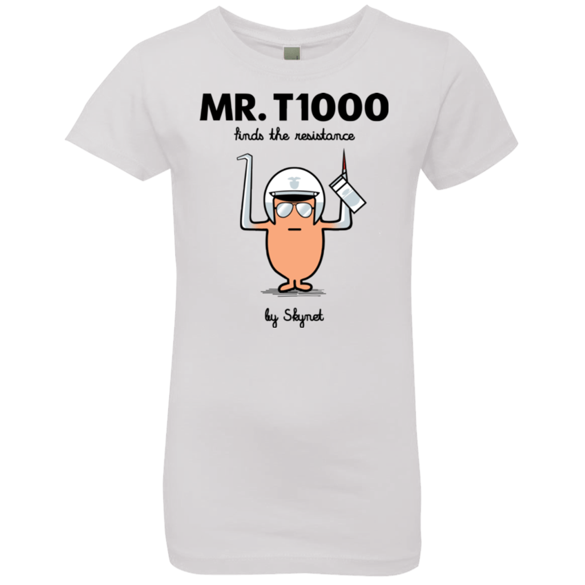 T-Shirts White / YXS Mr T1000 Girls Premium T-Shirt