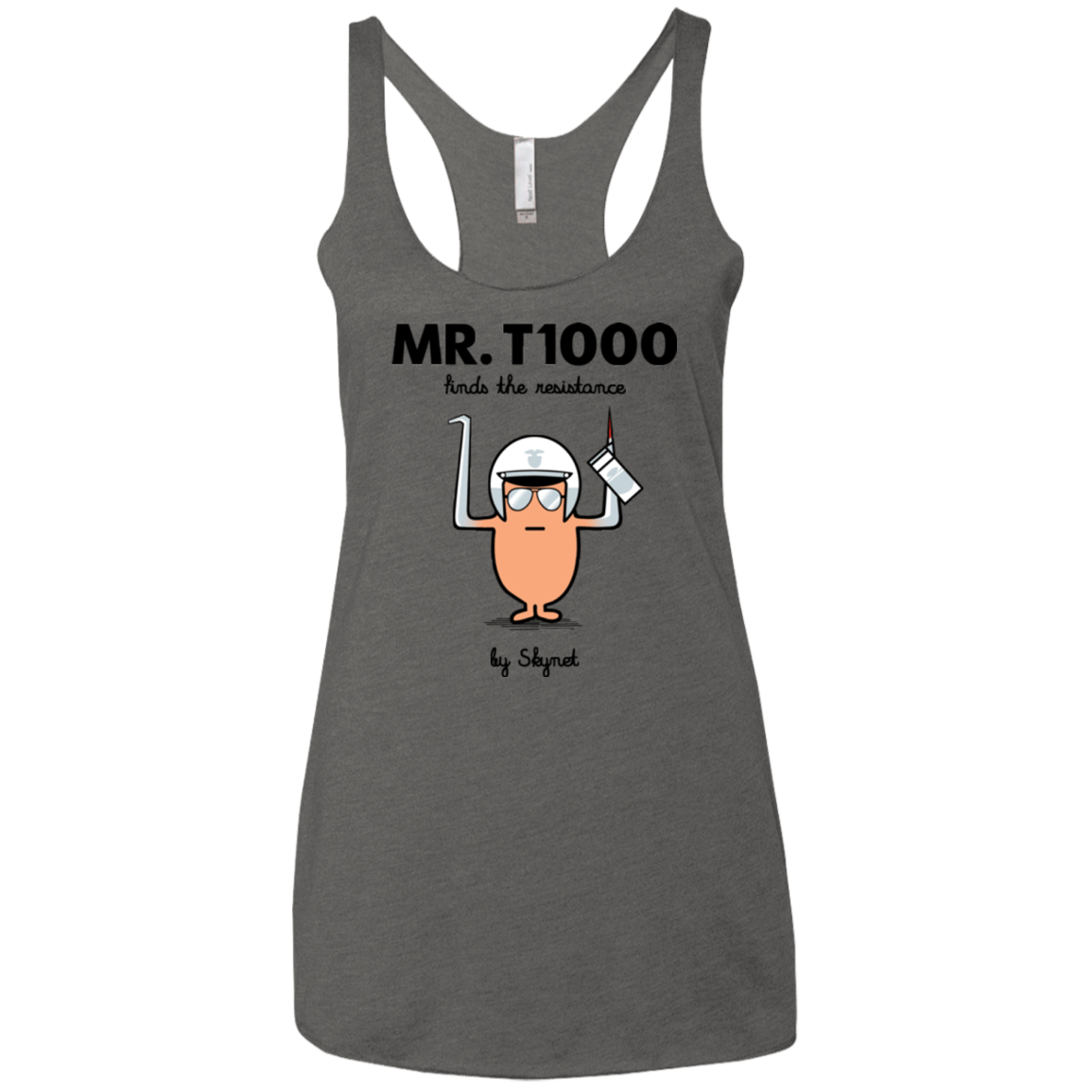 T-Shirts Premium Heather / X-Small Mr T1000 Women's Triblend Racerback Tank