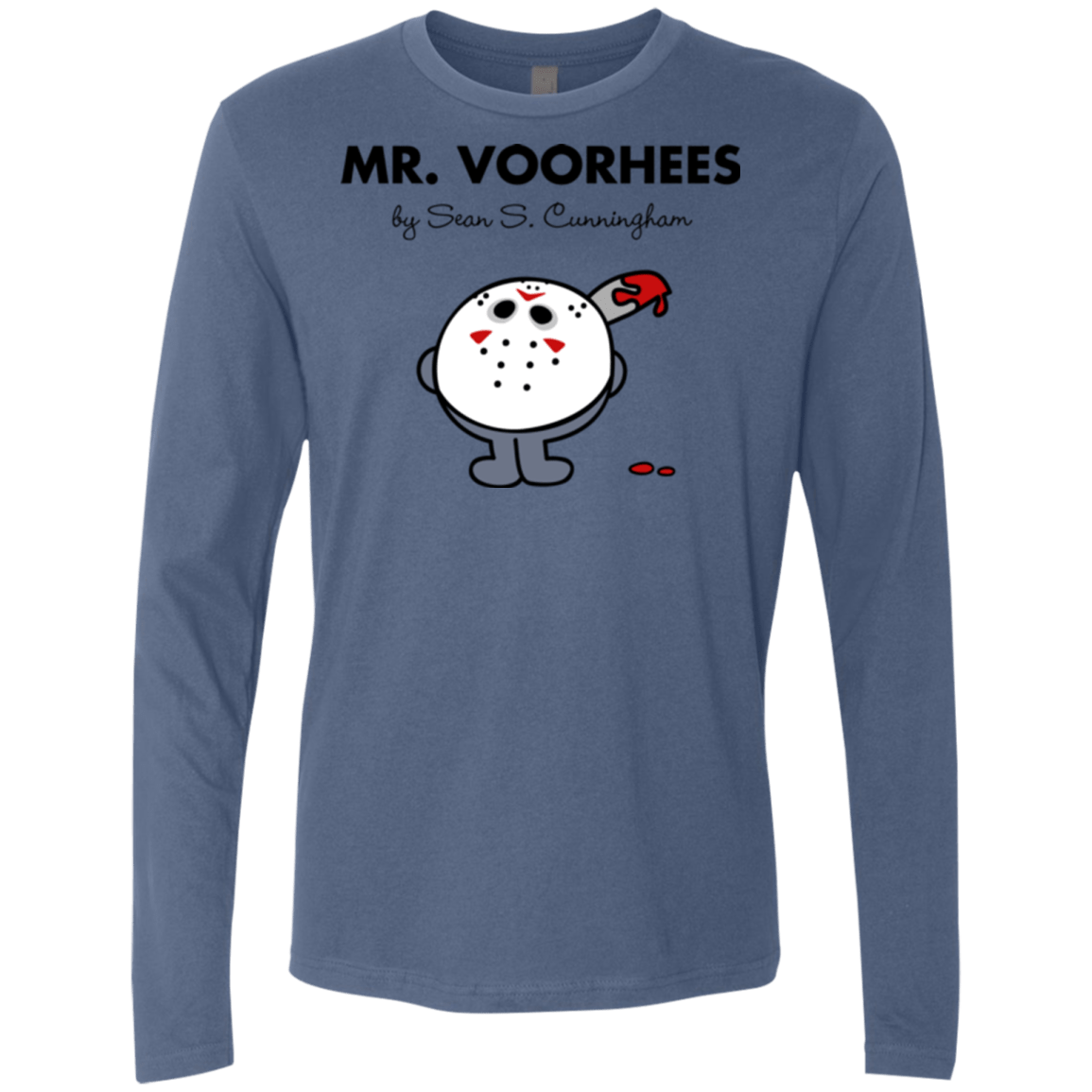 T-Shirts Indigo / Small Mr Voorhees Men's Premium Long Sleeve