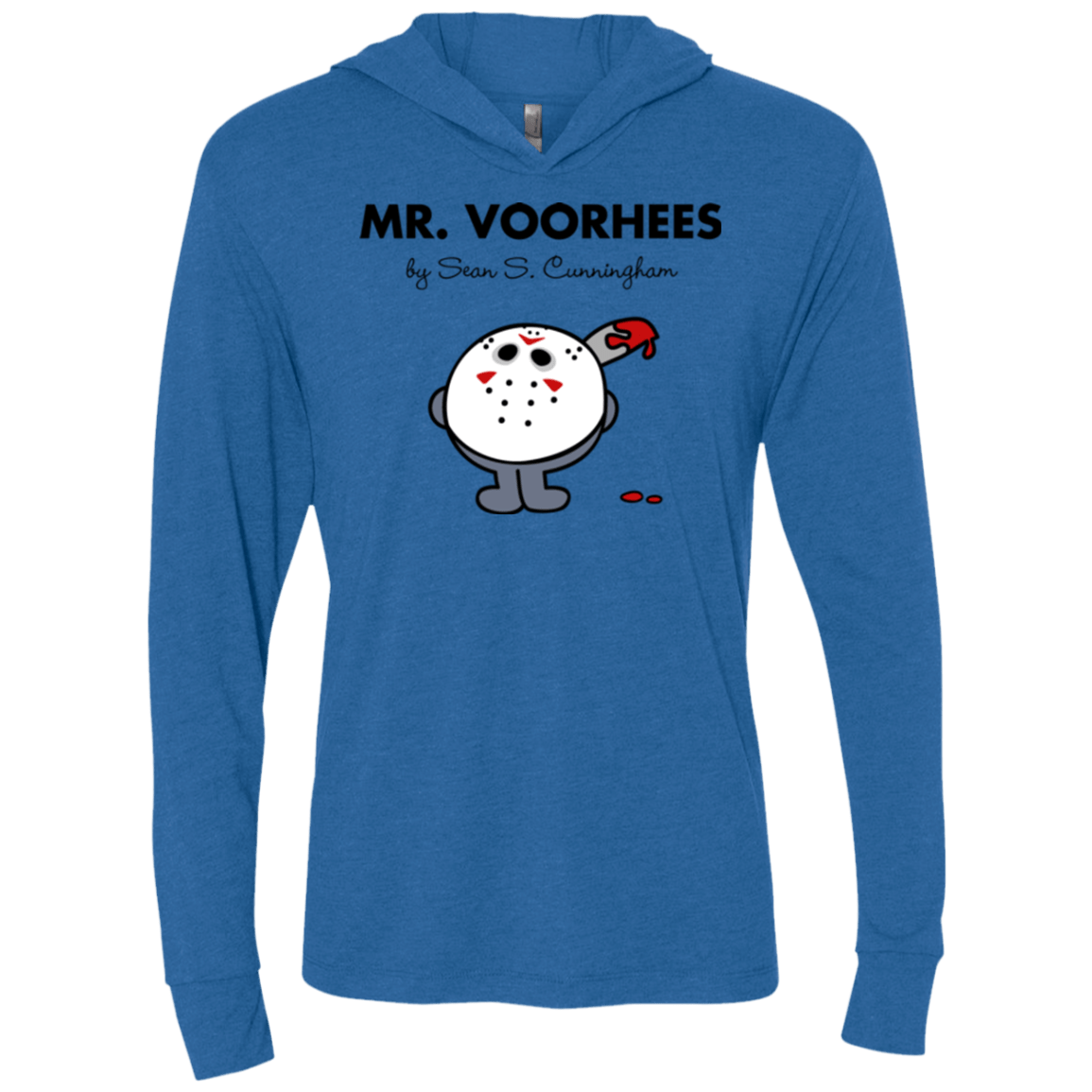 T-Shirts Vintage Royal / X-Small Mr Voorhees Triblend Long Sleeve Hoodie Tee
