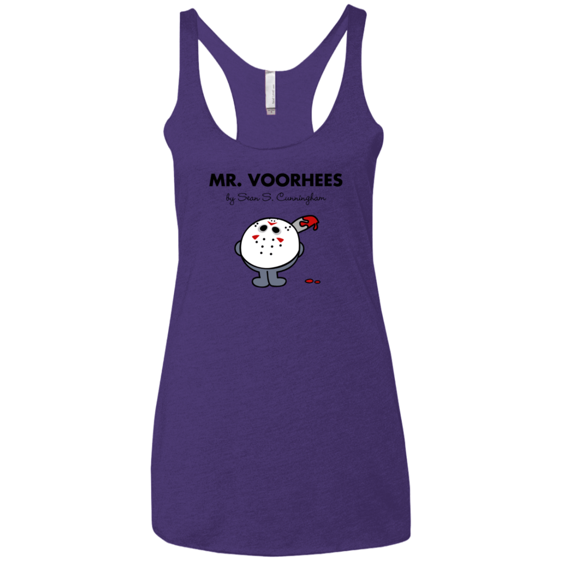T-Shirts Purple / X-Small Mr Voorhees Women's Triblend Racerback Tank