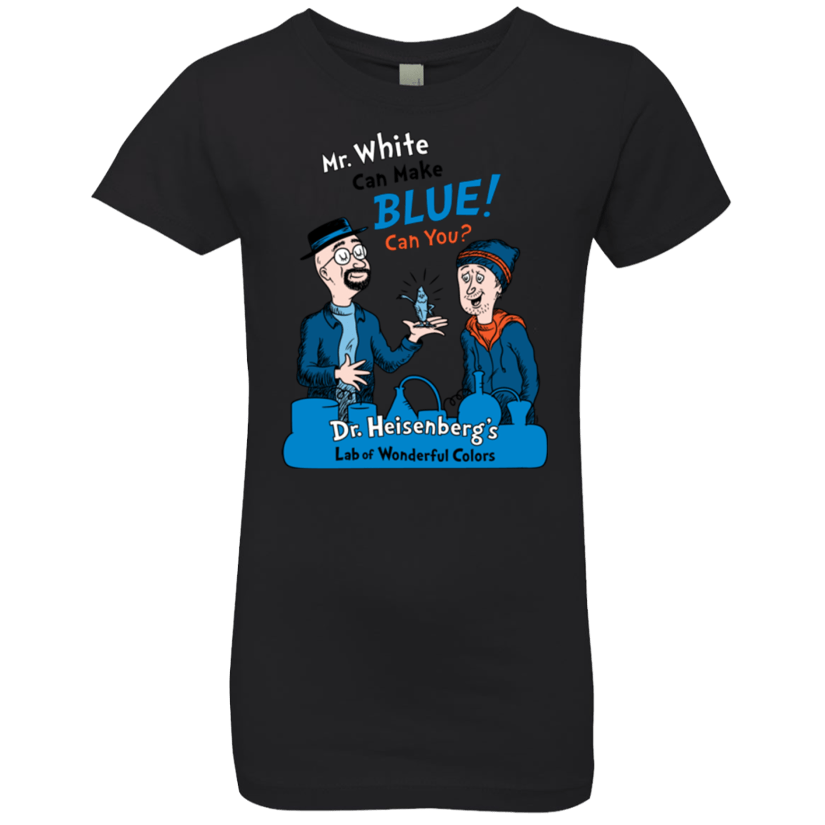 T-Shirts Black / YXS Mr White Girls Premium T-Shirt