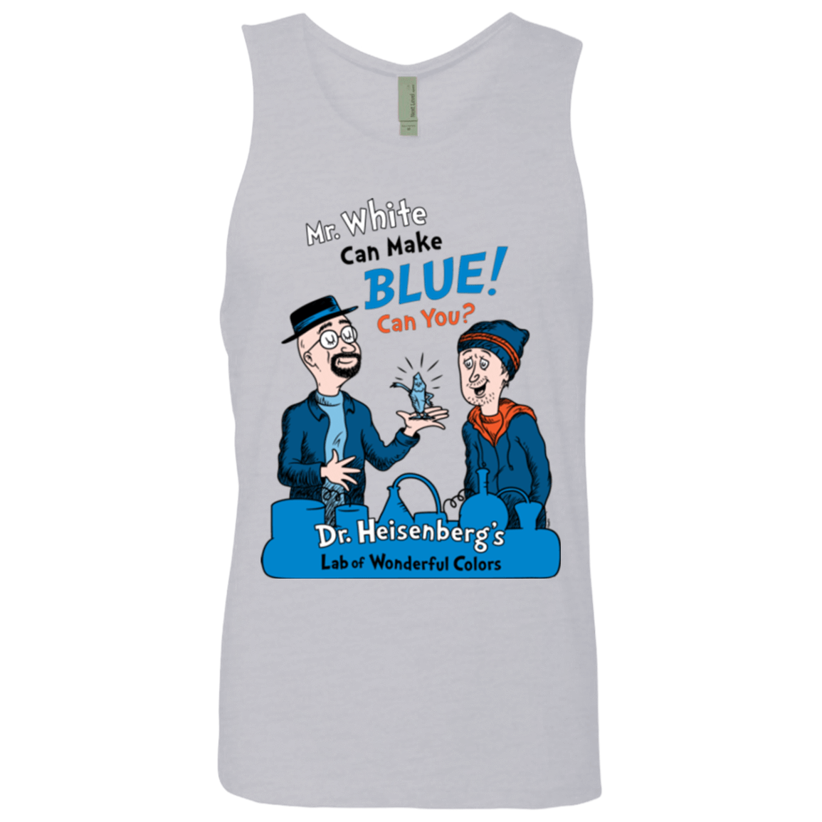 T-Shirts Heather Grey / Small Mr White Men's Premium Tank Top