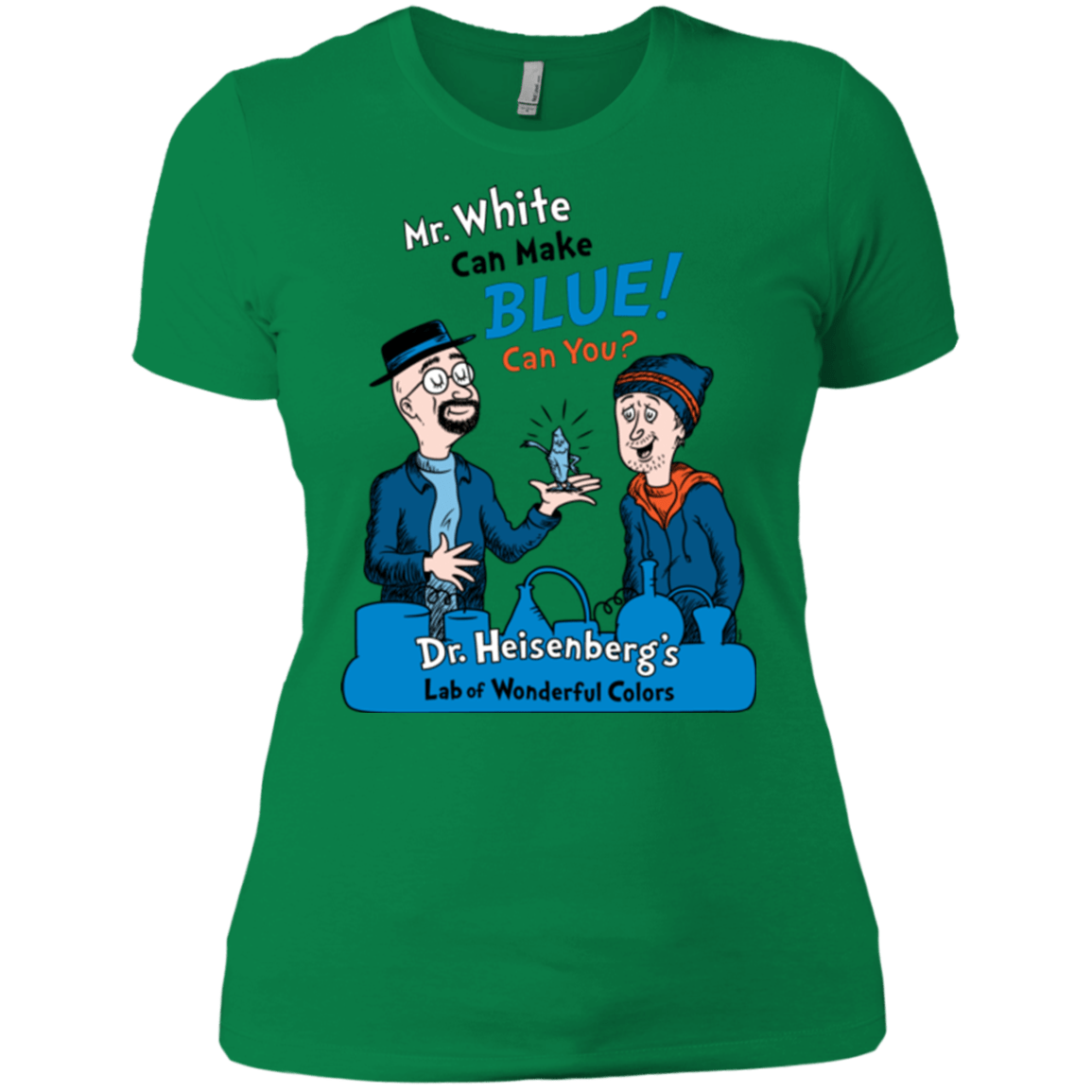 T-Shirts Kelly Green / X-Small Mr White Women's Premium T-Shirt