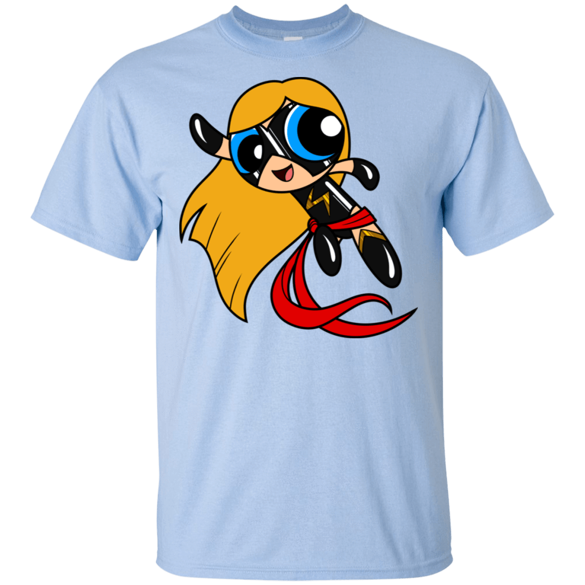T-Shirts Light Blue / S Ms Marvel Puff T-Shirt