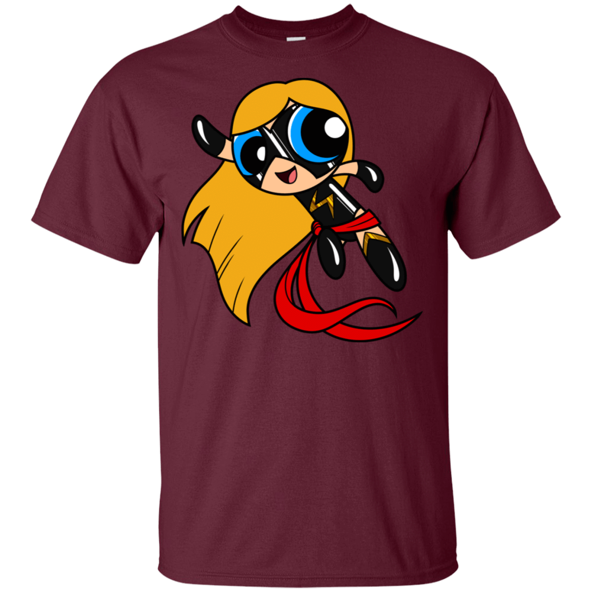 T-Shirts Maroon / S Ms Marvel Puff T-Shirt