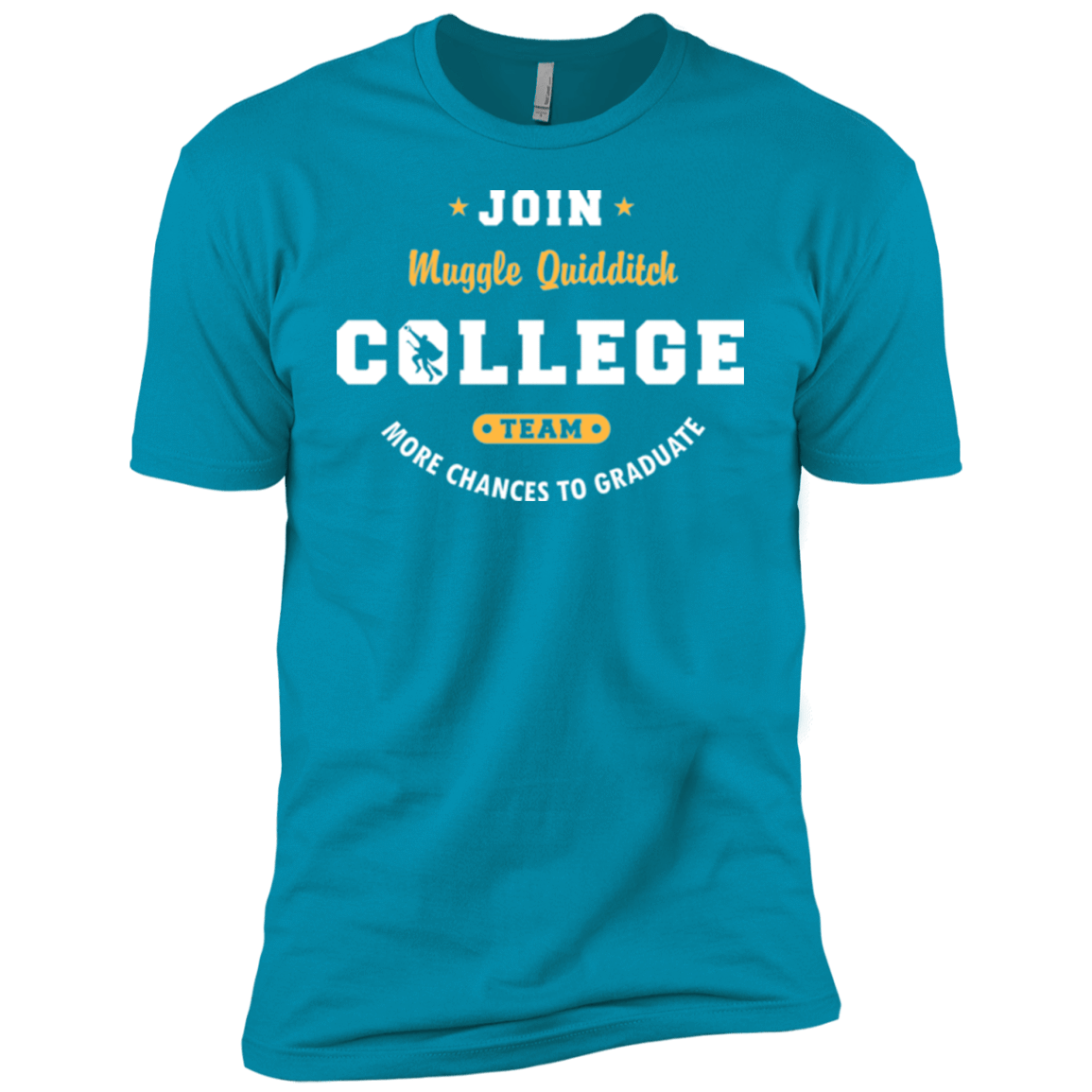 T-Shirts Turquoise / YXS Muggle Quidditch Boys Premium T-Shirt