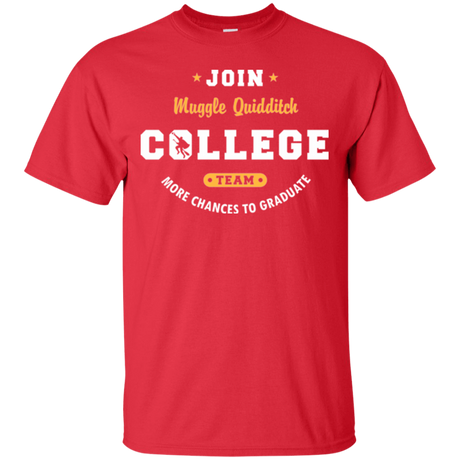 T-Shirts Red / Small Muggle Quidditch T-Shirt