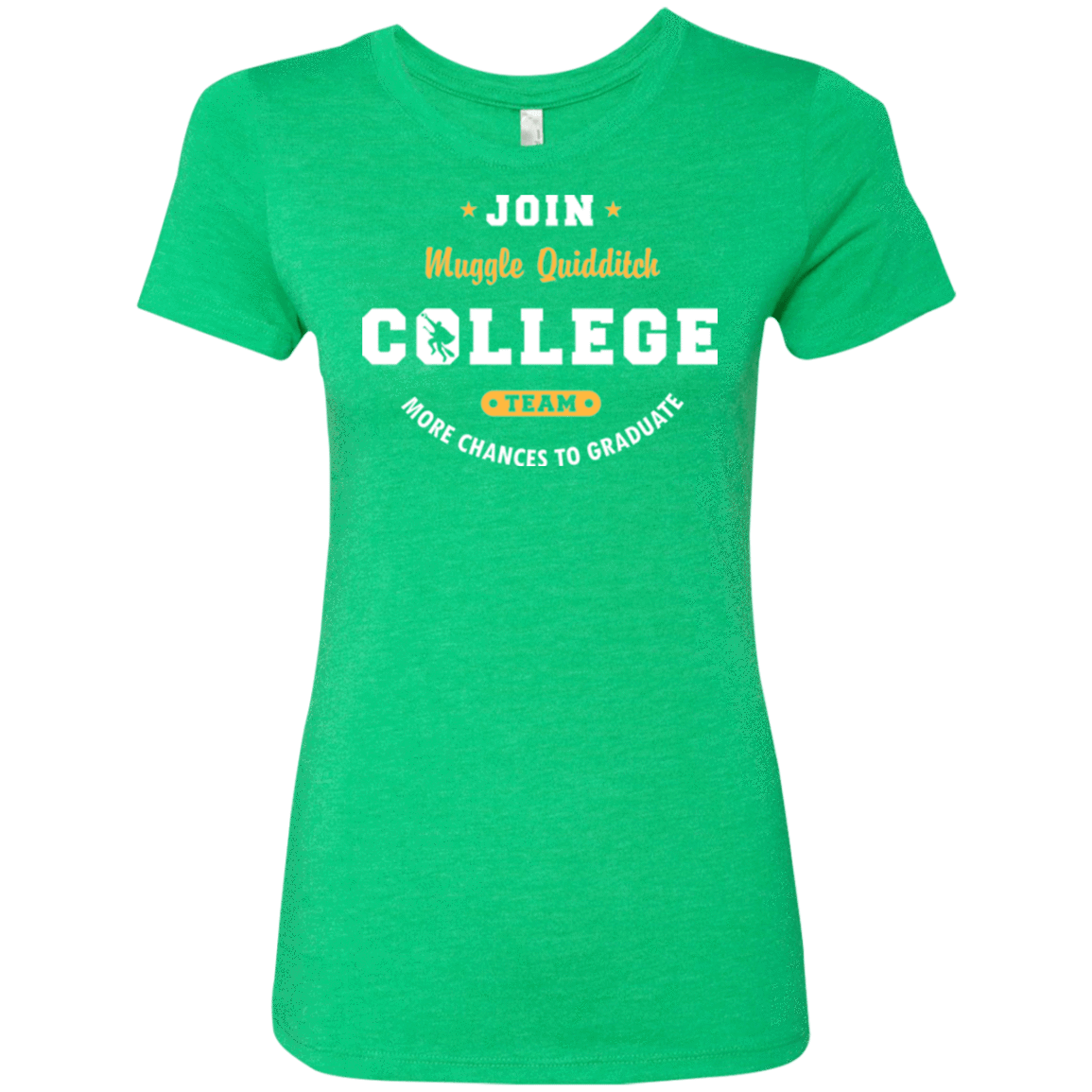 T-Shirts Envy / Small Muggle Quidditch Women's Triblend T-Shirt