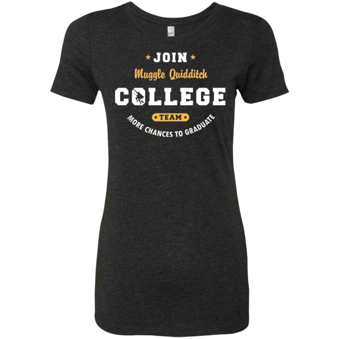 T-Shirts Vintage Black / Small Muggle Quidditch Women's Triblend T-Shirt