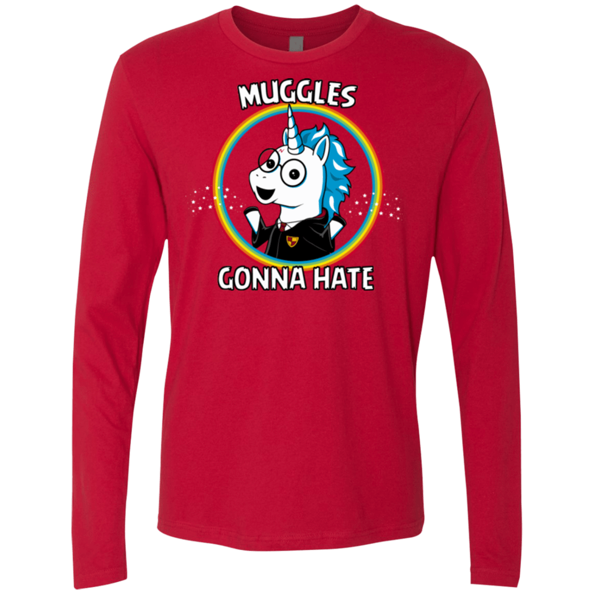 T-Shirts Red / Small Muggles Gonna Hate Men's Premium Long Sleeve