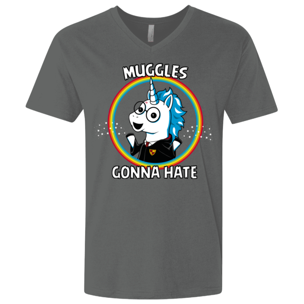 T-Shirts Heavy Metal / X-Small Muggles Gonna Hate Men's Premium V-Neck