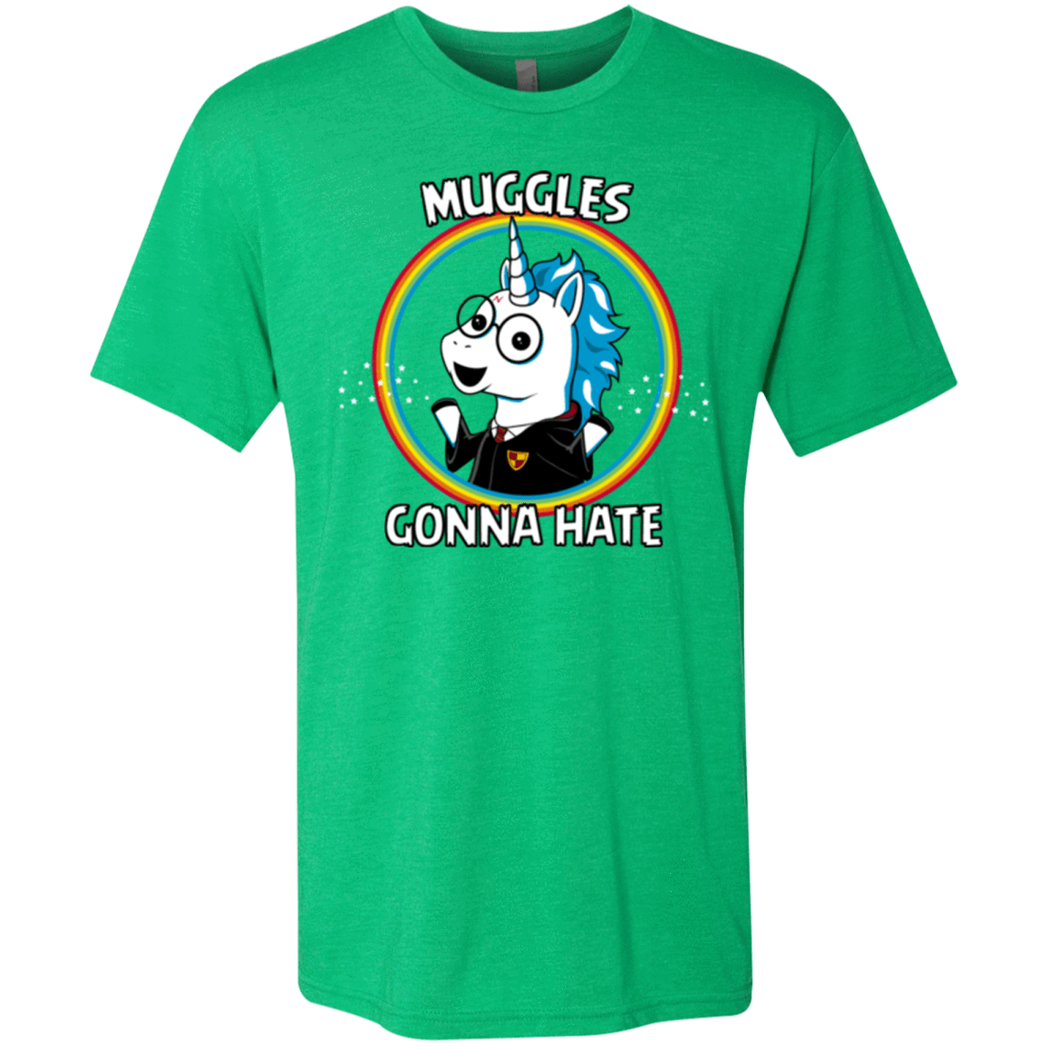 T-Shirts Envy / Small Muggles Gonna Hate Men's Triblend T-Shirt