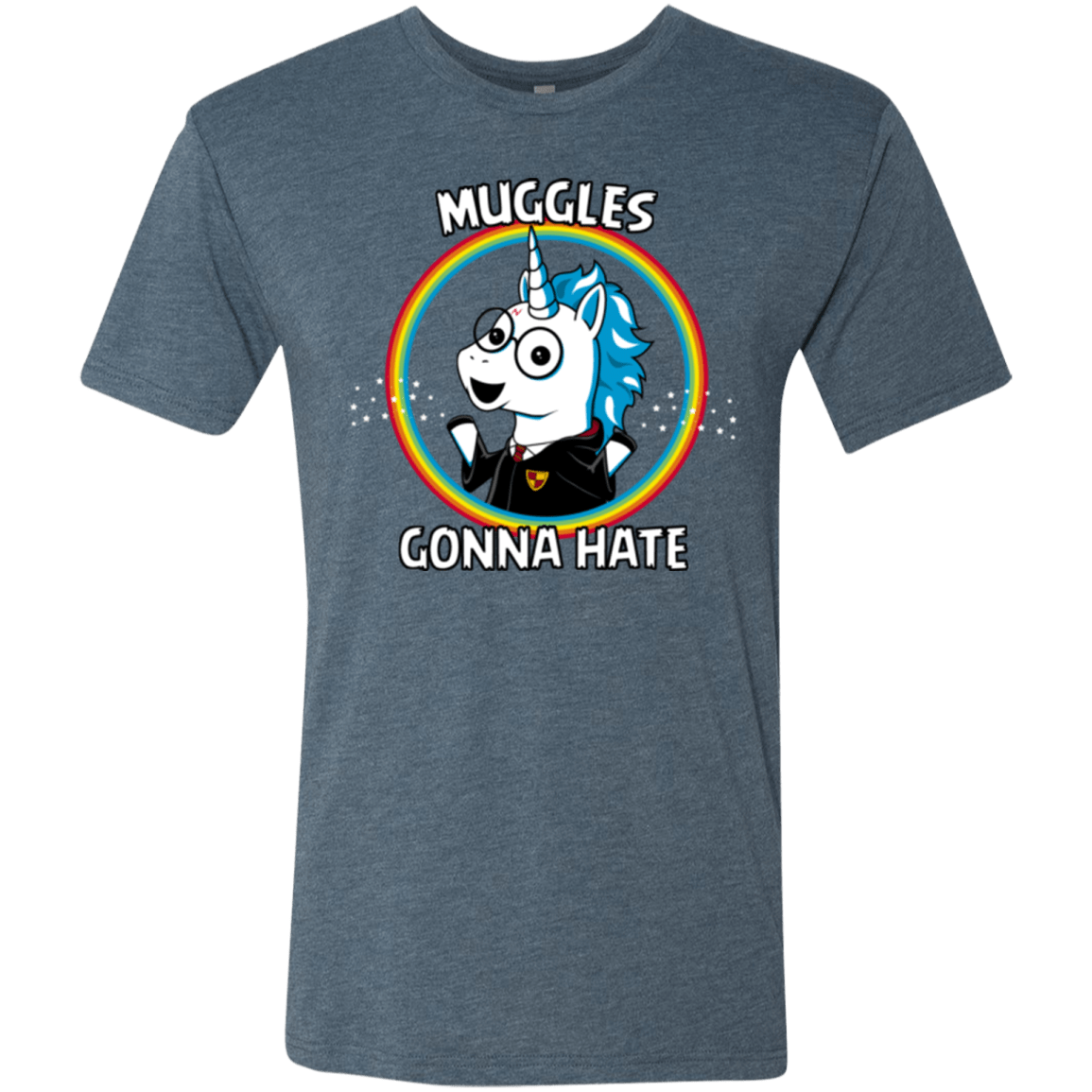 T-Shirts Indigo / Small Muggles Gonna Hate Men's Triblend T-Shirt