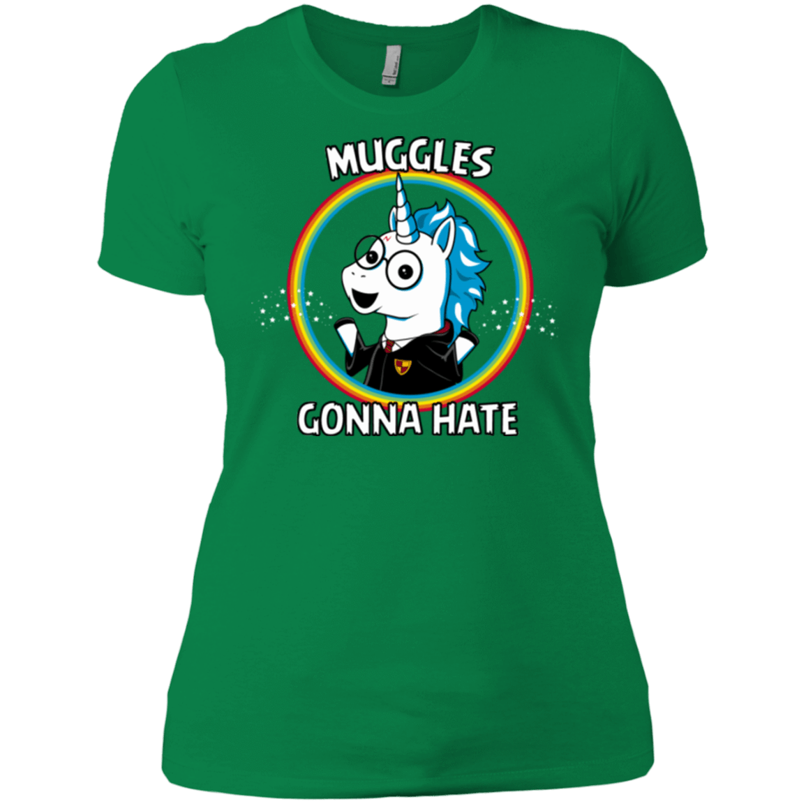 T-Shirts Kelly Green / X-Small Muggles Gonna Hate Women's Premium T-Shirt