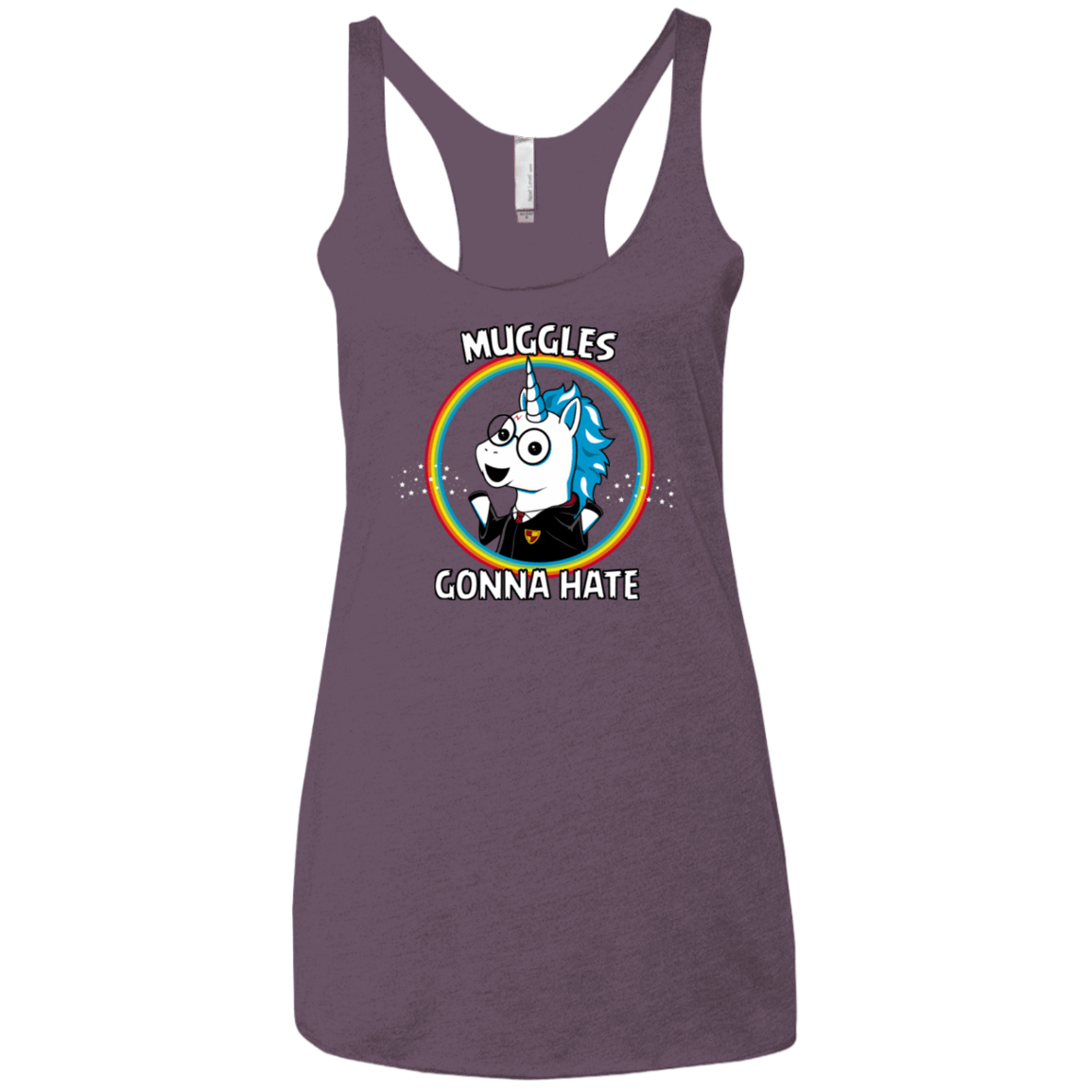 T-Shirts Vintage Purple / X-Small Muggles Gonna Hate Women's Triblend Racerback Tank