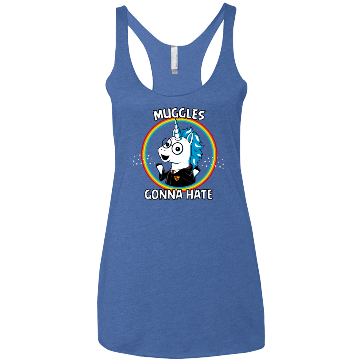 T-Shirts Vintage Royal / X-Small Muggles Gonna Hate Women's Triblend Racerback Tank