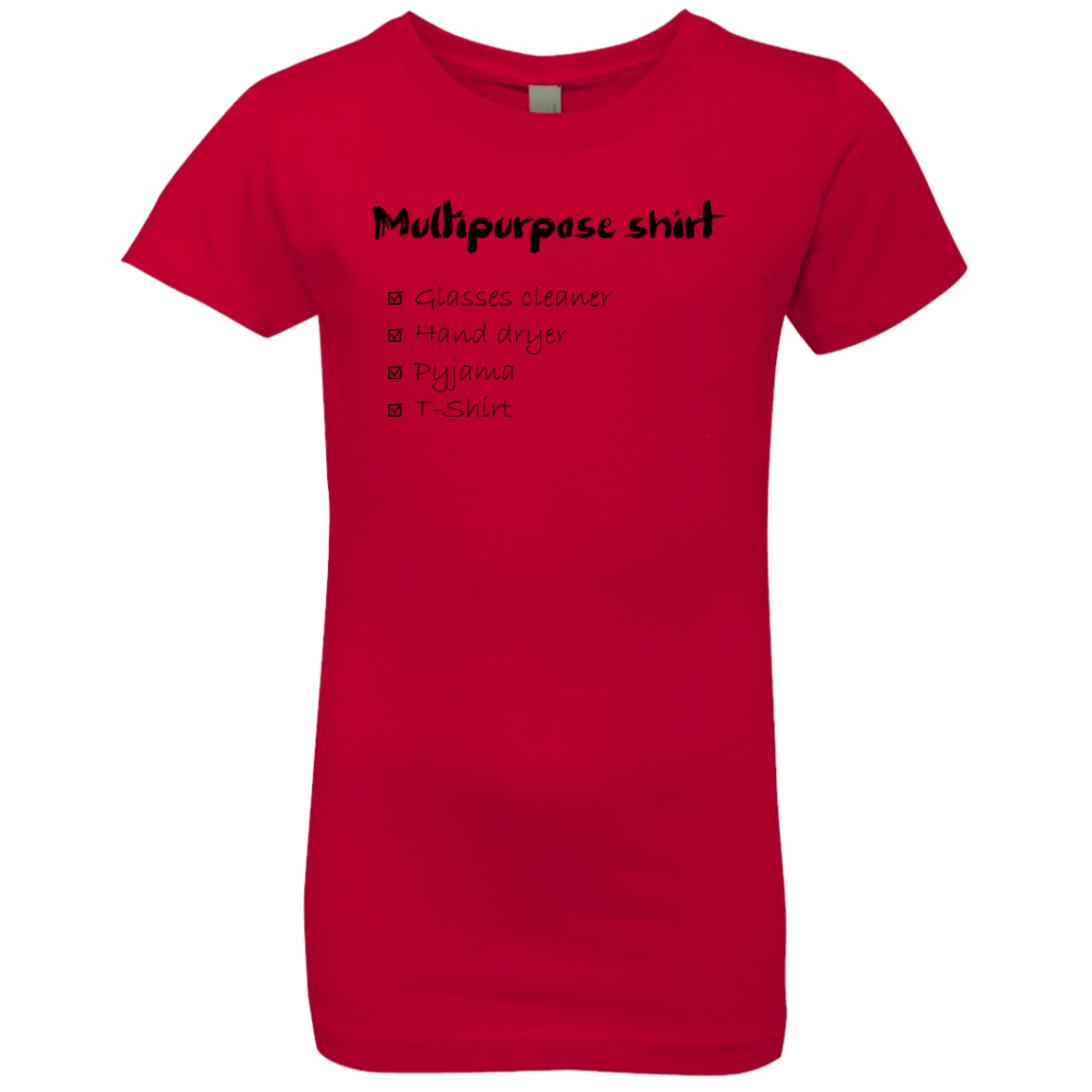 T-Shirts Red / YXS Multipurpose Shirt Girls Premium T-Shirt