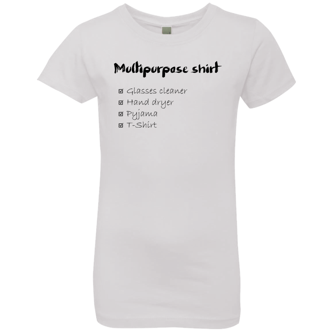 T-Shirts White / YXS Multipurpose Shirt Girls Premium T-Shirt