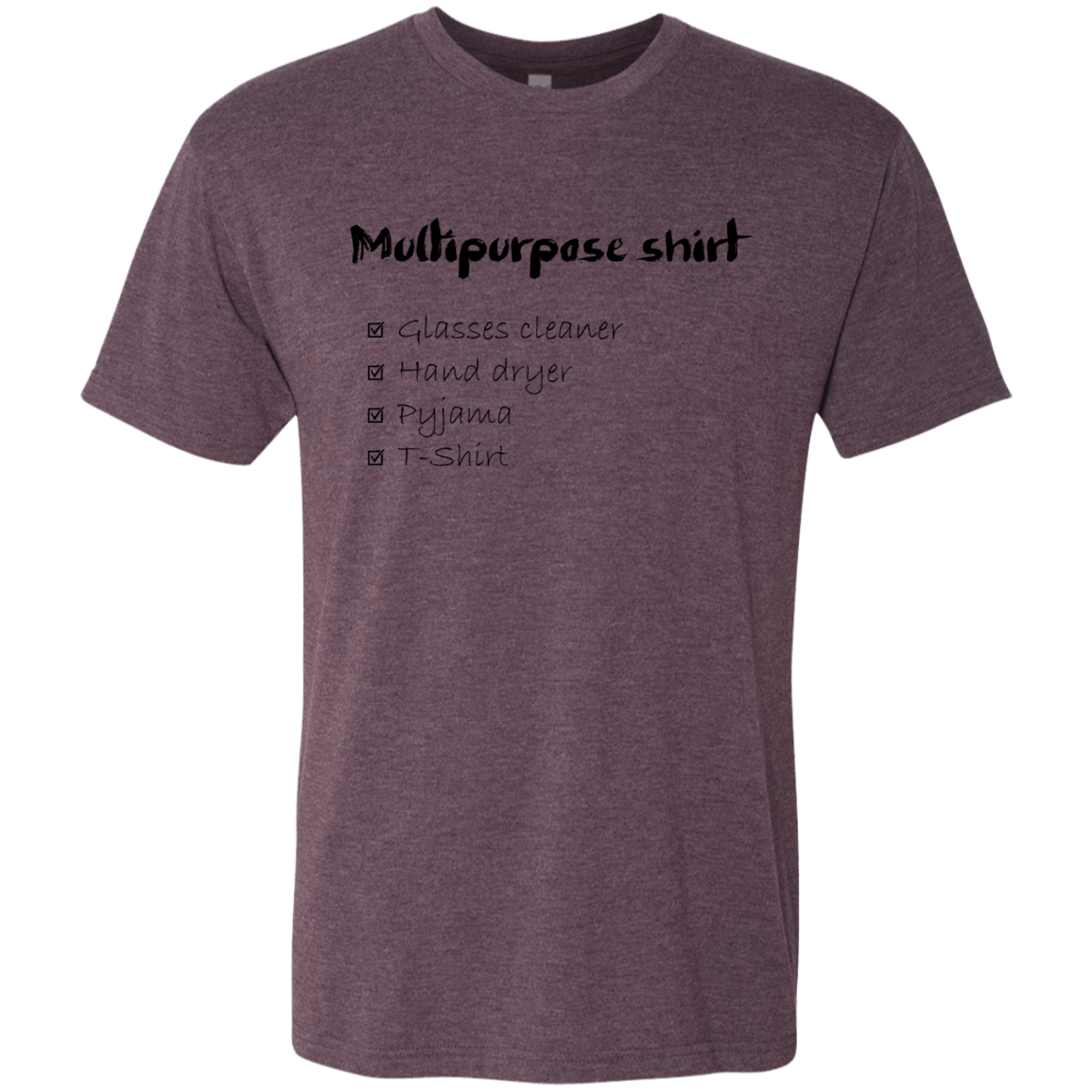 T-Shirts Vintage Purple / Small Multipurpose Shirt Men's Triblend T-Shirt