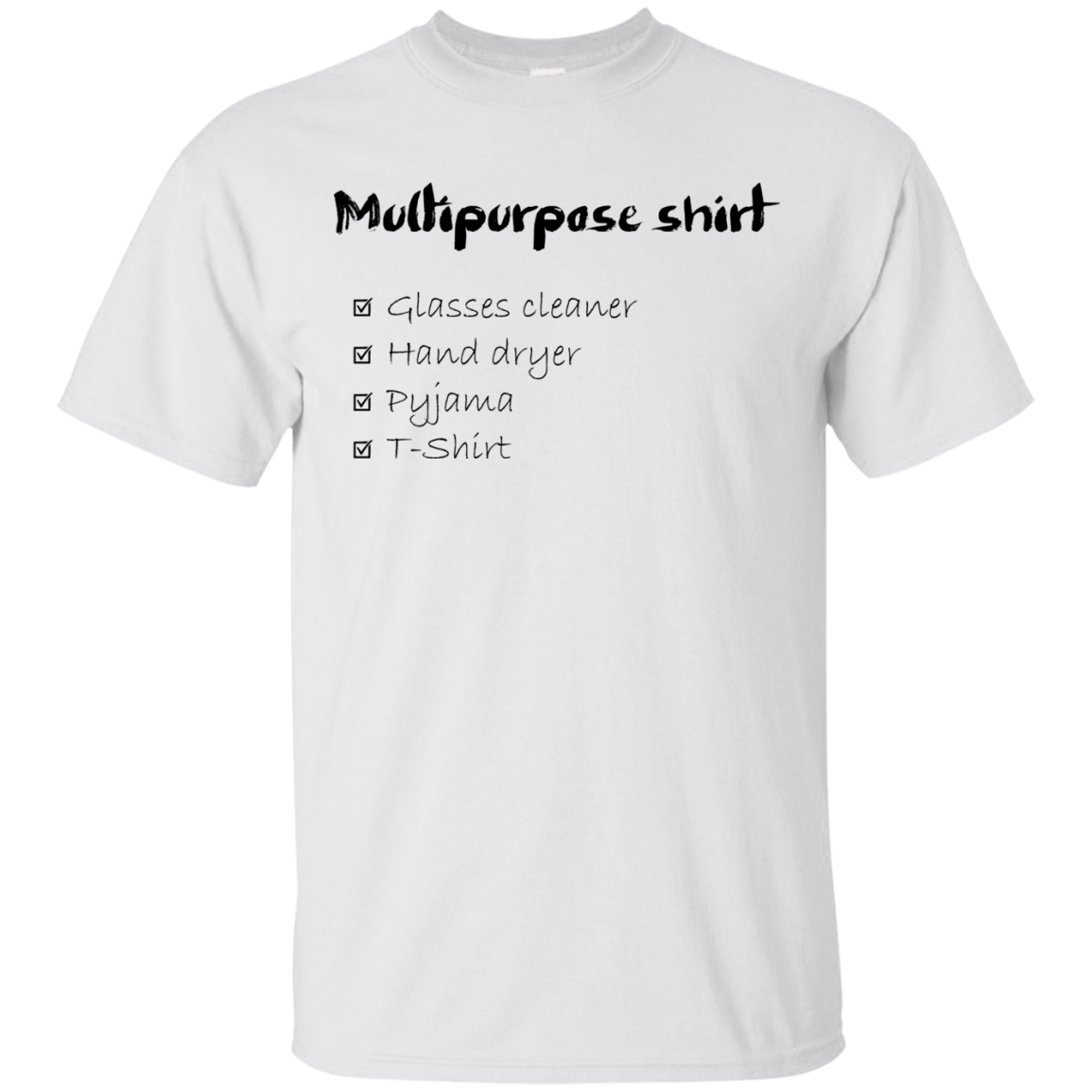 T-Shirts White / Small Multipurpose Shirt T-Shirt