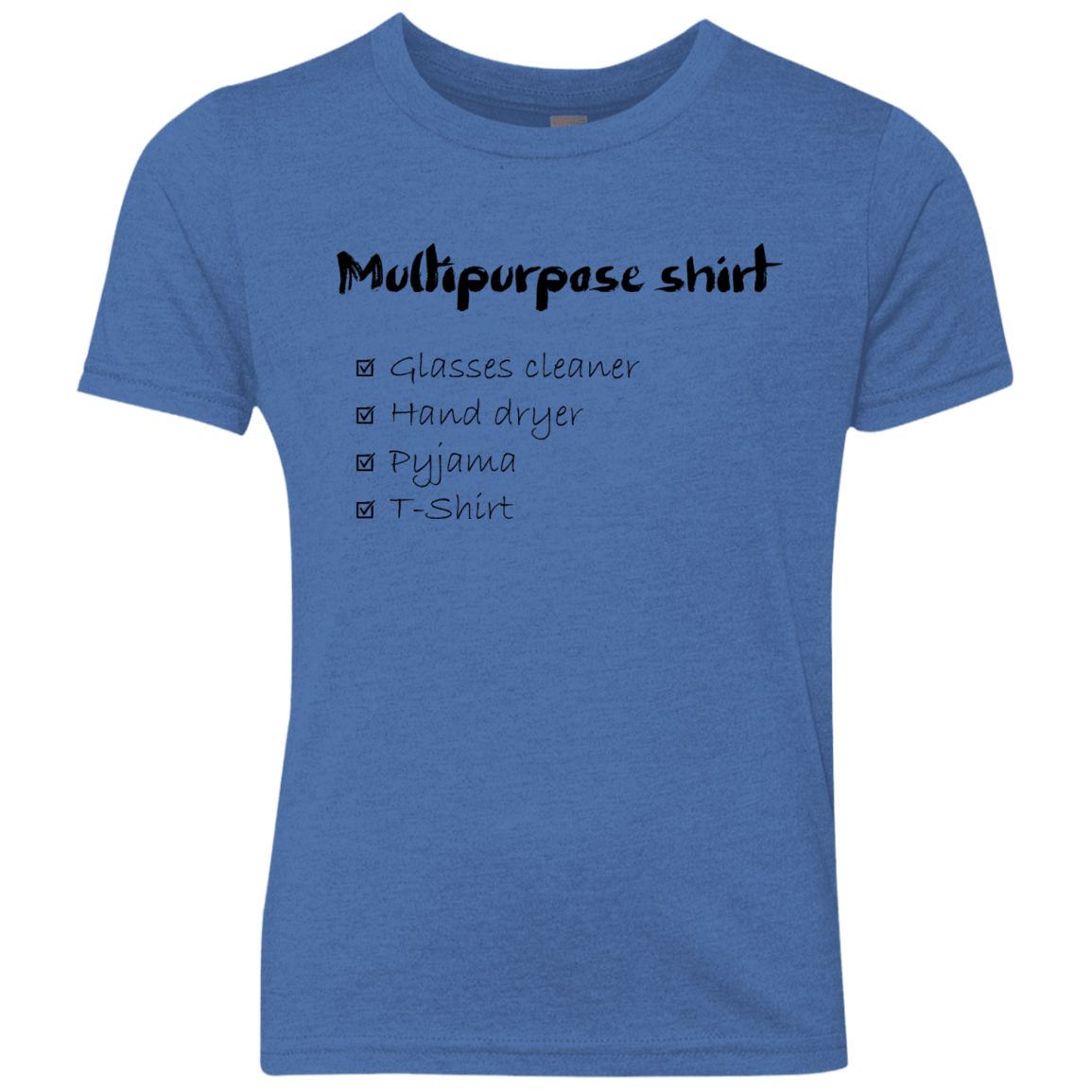 T-Shirts Vintage Royal / YXS Multipurpose Shirt Youth Triblend T-Shirt