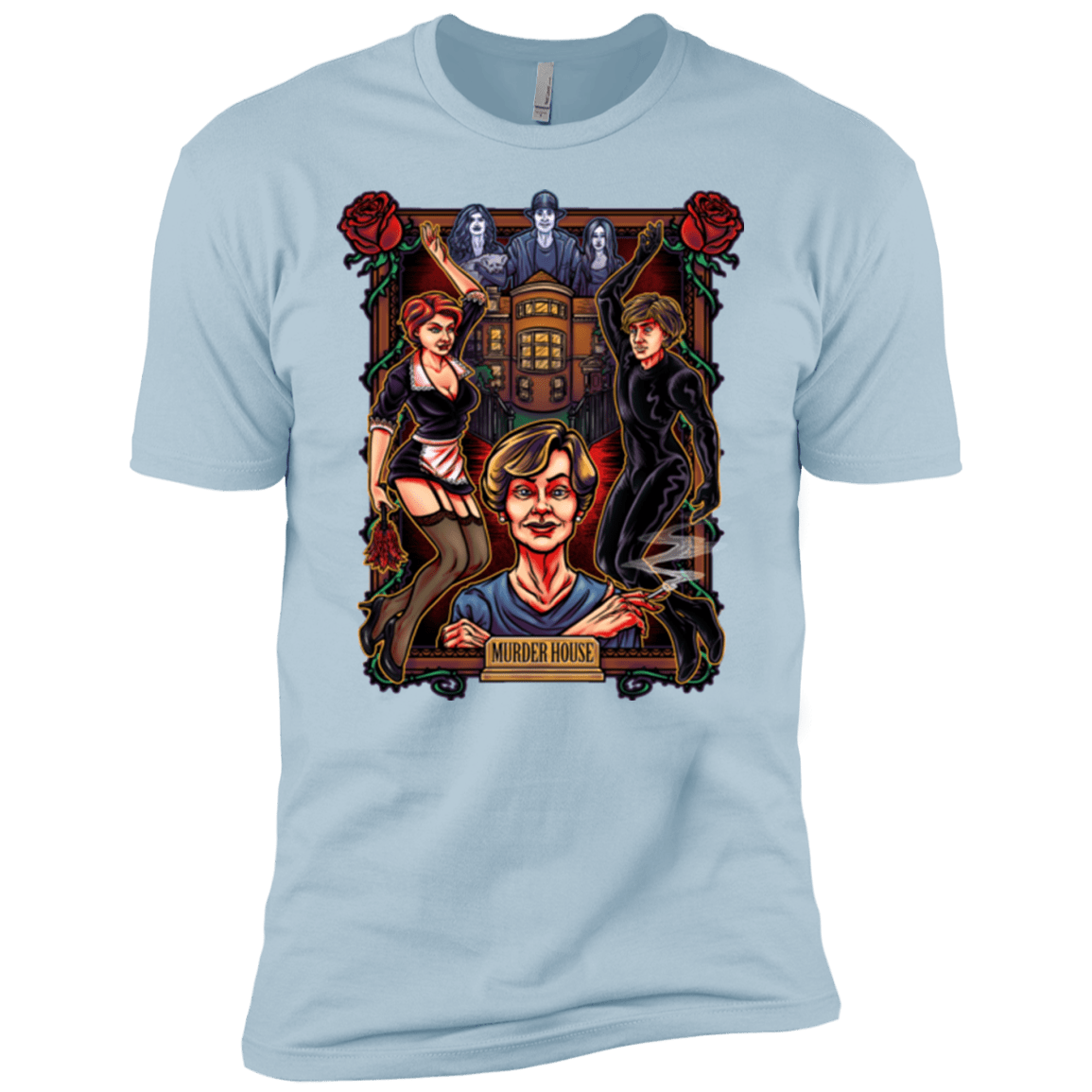 T-Shirts Light Blue / YXS Murder House Boys Premium T-Shirt