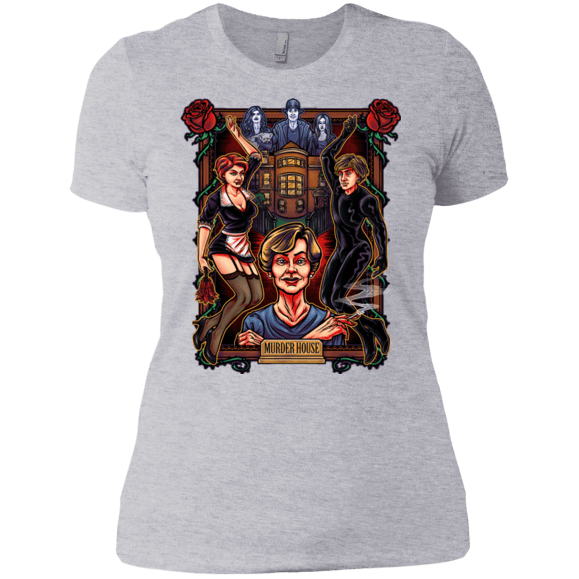 T-Shirts Heather Grey / X-Small Murder House Women's Premium T-Shirt