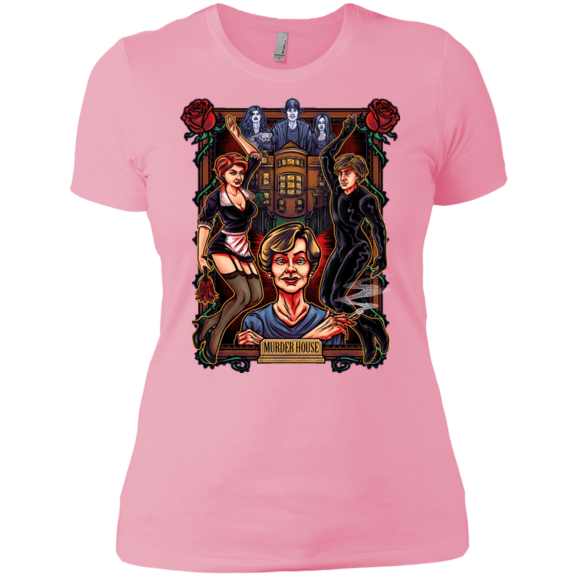 T-Shirts Light Pink / X-Small Murder House Women's Premium T-Shirt