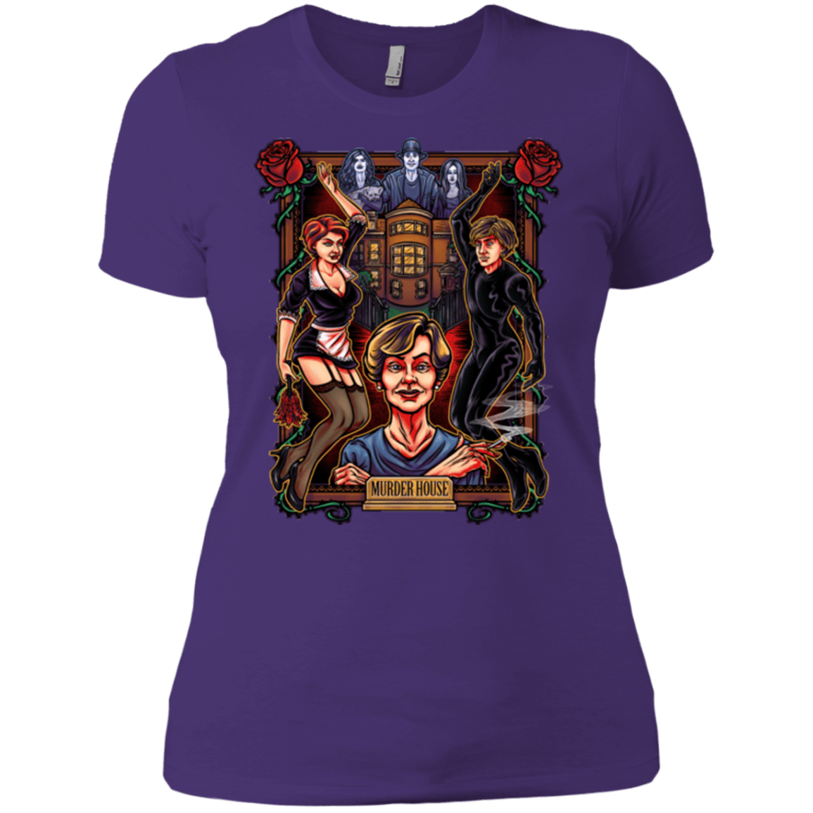 T-Shirts Purple / X-Small Murder House Women's Premium T-Shirt