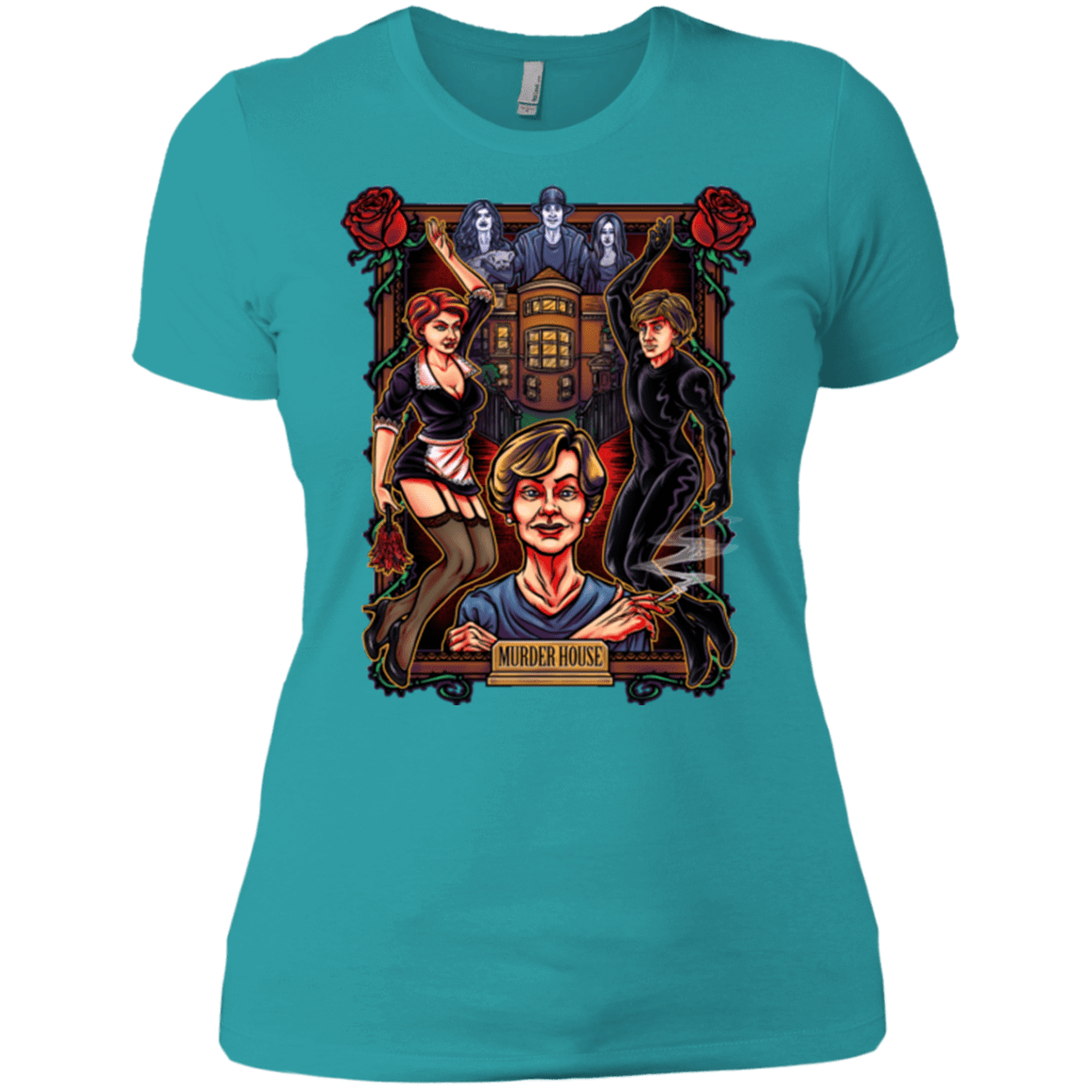 T-Shirts Tahiti Blue / X-Small Murder House Women's Premium T-Shirt