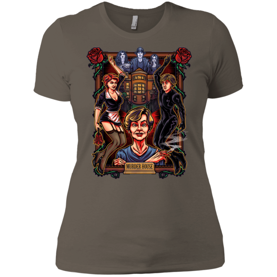T-Shirts Warm Grey / X-Small Murder House Women's Premium T-Shirt