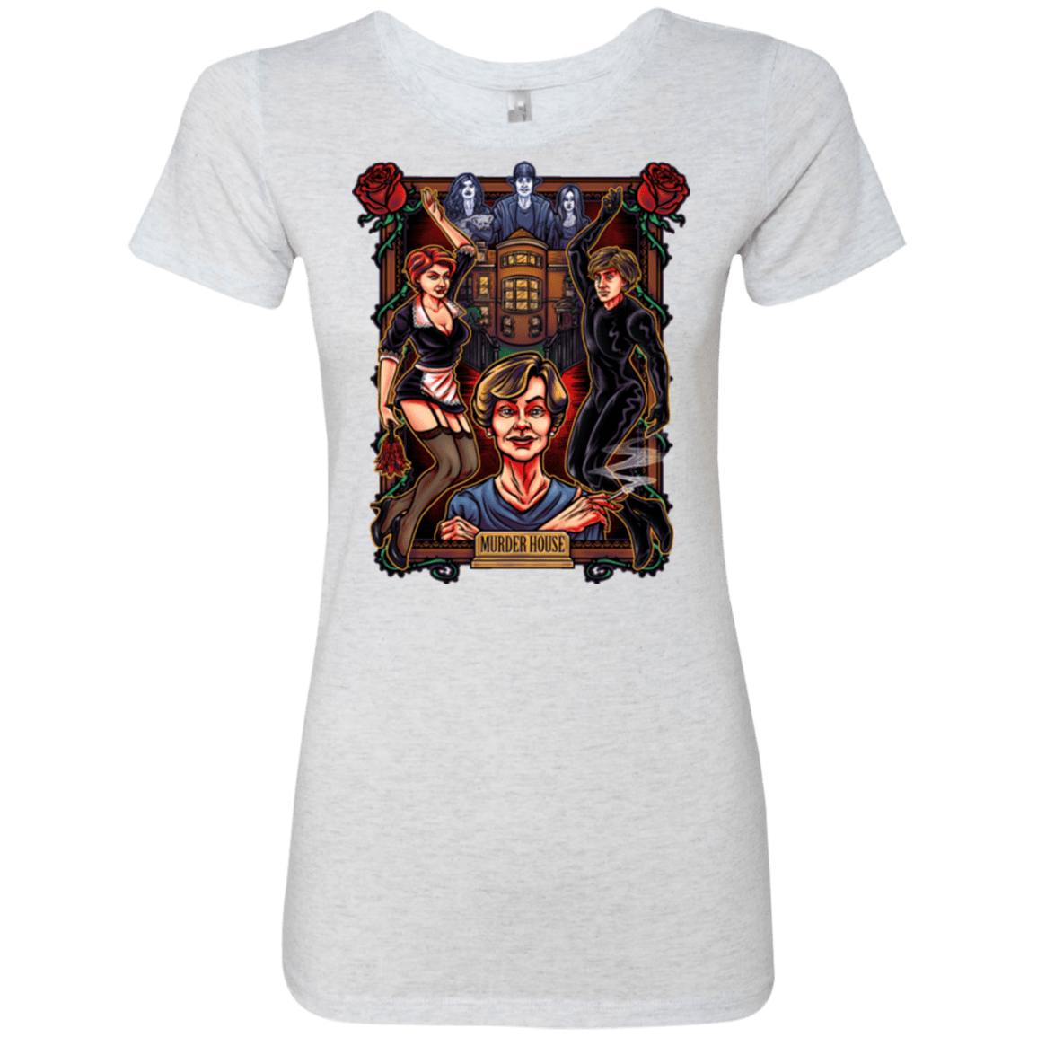 T-Shirts Heather White / Small Murder House Women's Triblend T-Shirt