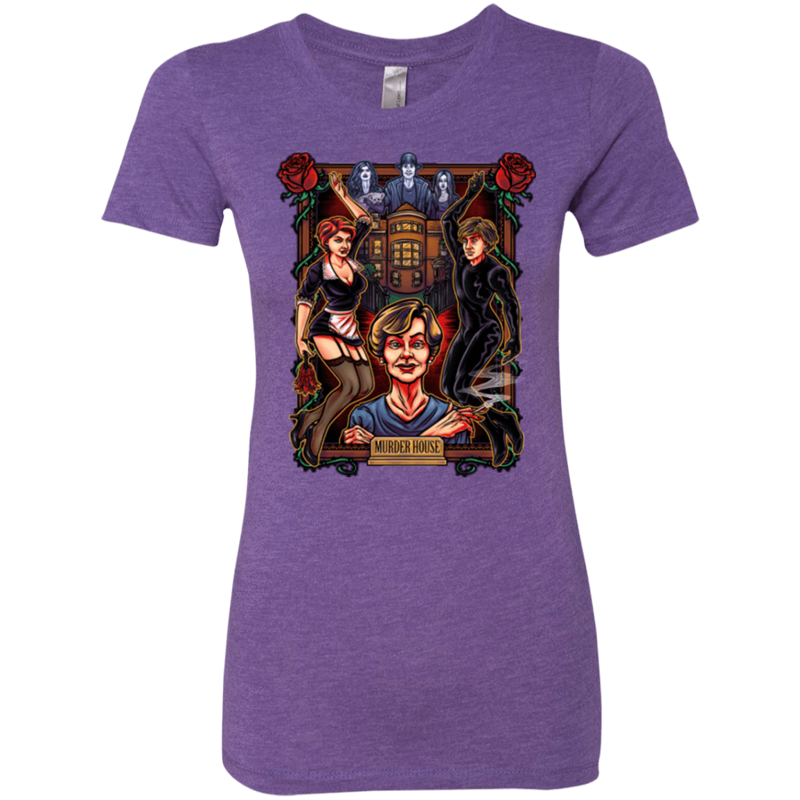 T-Shirts Purple Rush / Small Murder House Women's Triblend T-Shirt