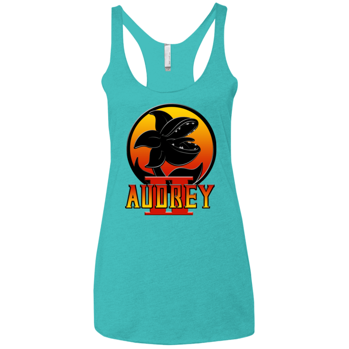T-Shirts Tahiti Blue / X-Small Mushniks Kombat Women's Triblend Racerback Tank