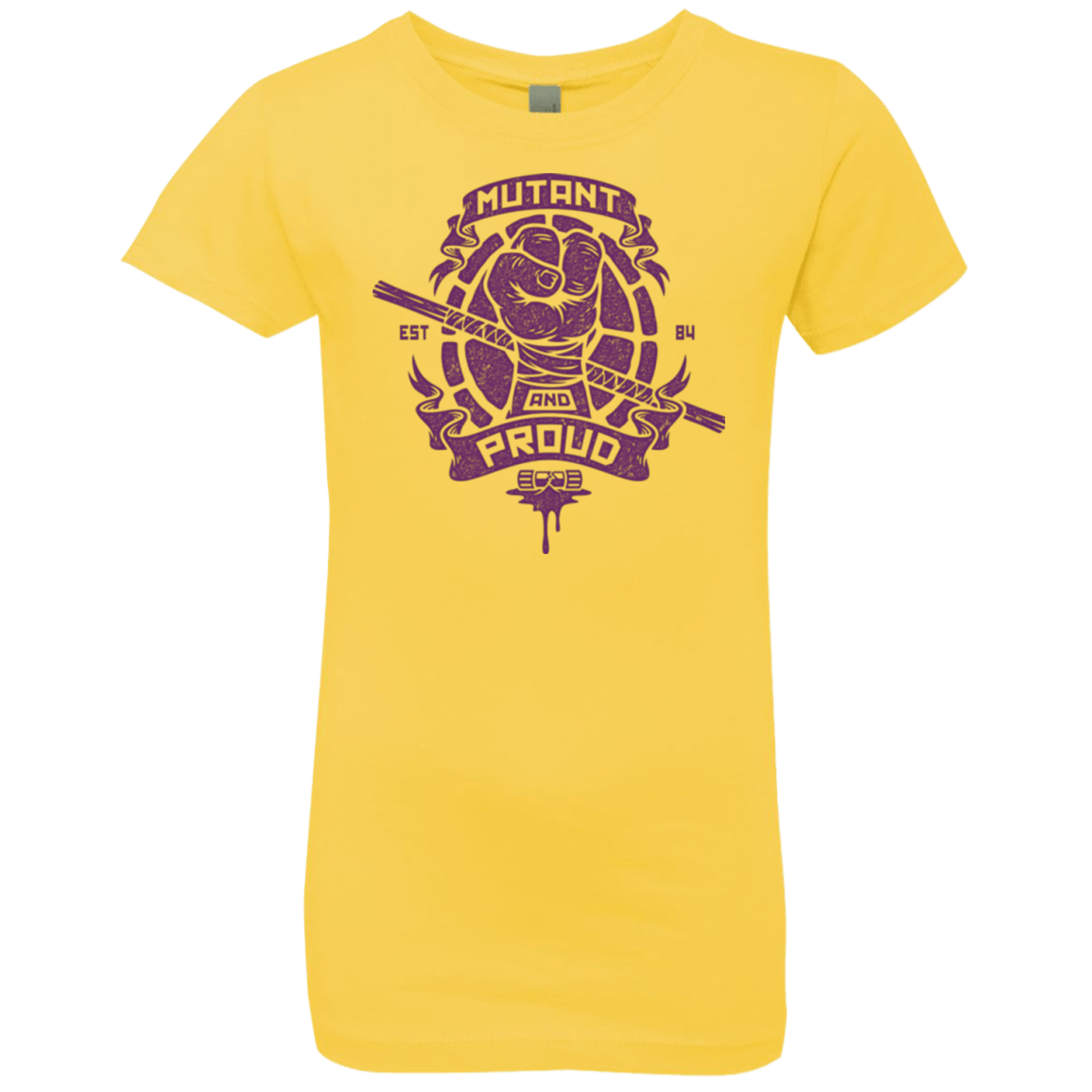 T-Shirts Vibrant Yellow / YXS Mutant and Proud Donny Girls Premium T-Shirt