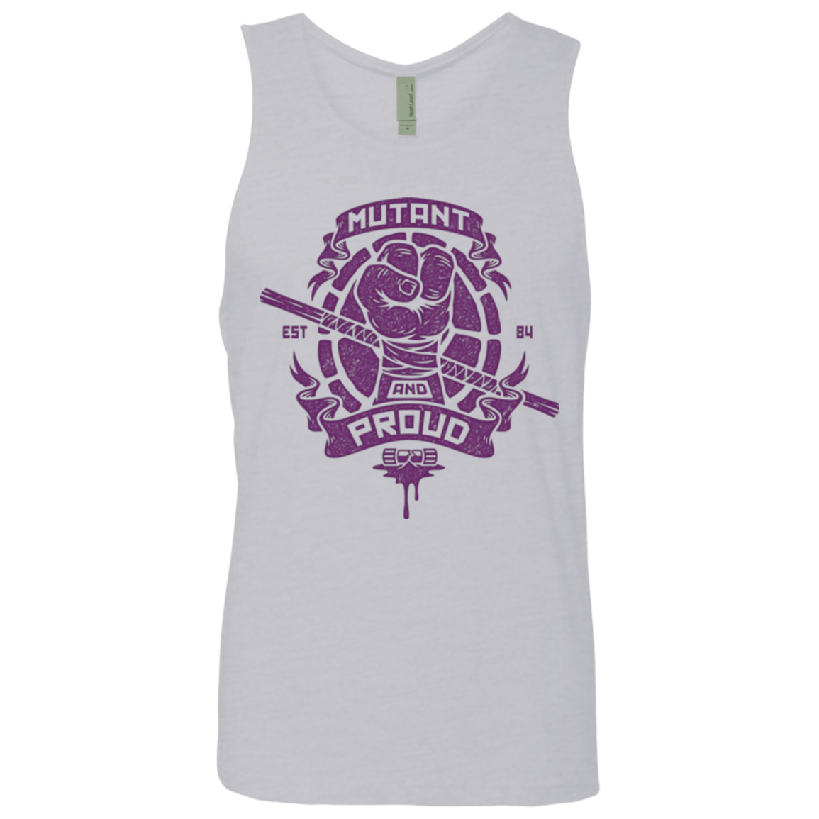 T-Shirts Heather Grey / Small Mutant and Proud Donny Men's Premium Tank Top