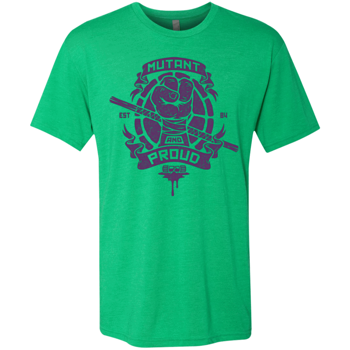 T-Shirts Envy / Small Mutant and Proud Donny Men's Triblend T-Shirt