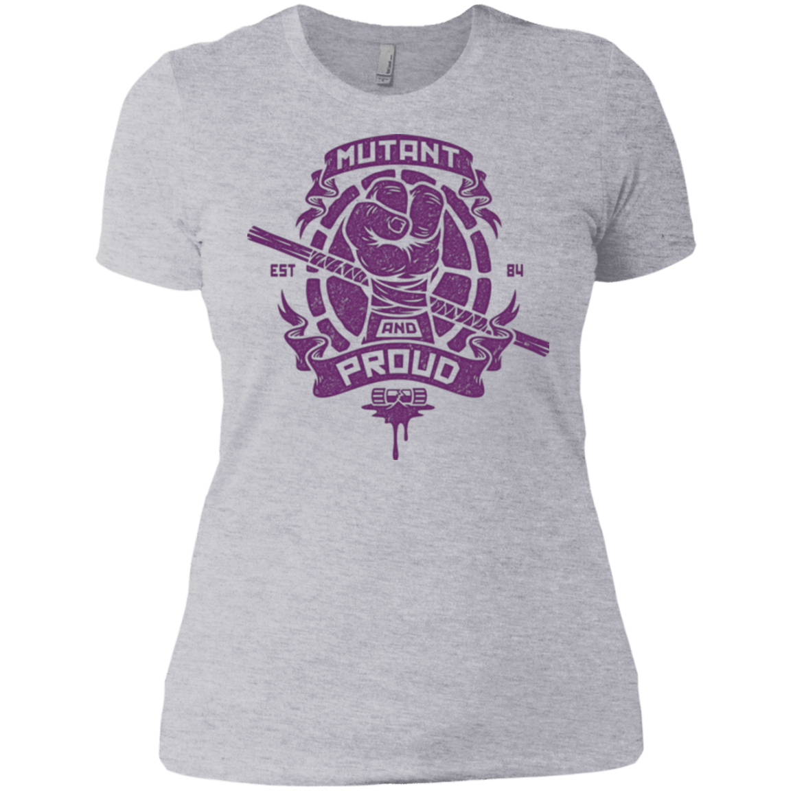 T-Shirts Heather Grey / X-Small Mutant and Proud Donny Women's Premium T-Shirt