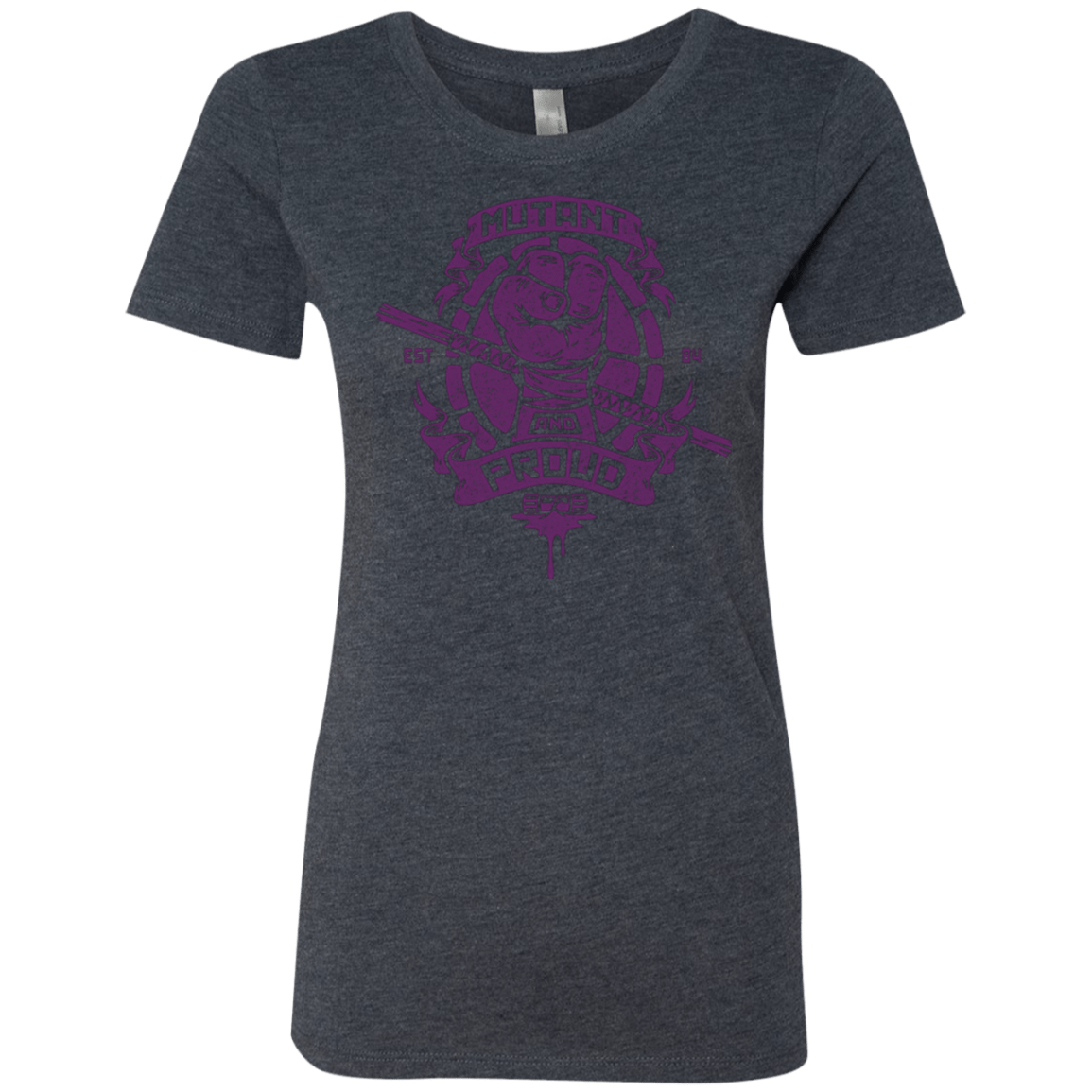 T-Shirts Vintage Navy / Small Mutant and Proud Donny Women's Triblend T-Shirt