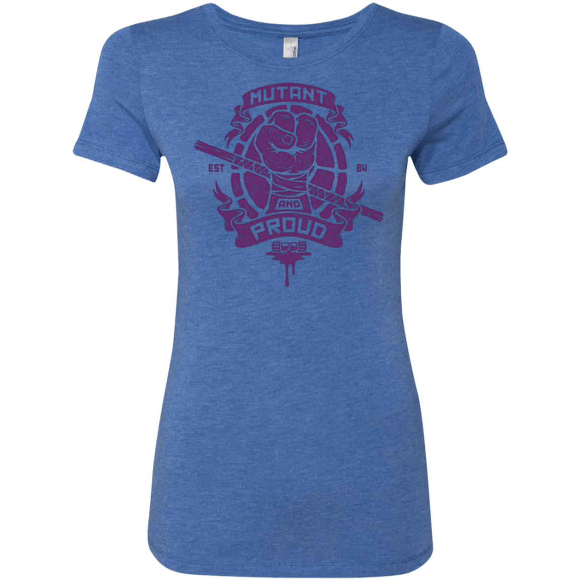 T-Shirts Vintage Royal / Small Mutant and Proud Donny Women's Triblend T-Shirt