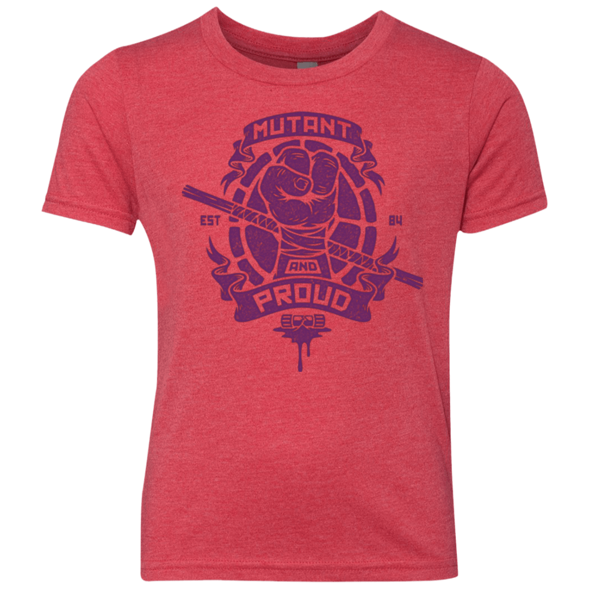 T-Shirts Vintage Red / YXS Mutant and Proud Donny Youth Triblend T-Shirt