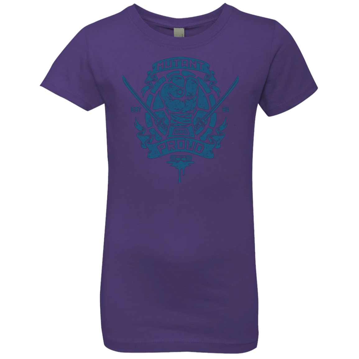 T-Shirts Purple Rush / YXS Mutant and Proud Leo Girls Premium T-Shirt