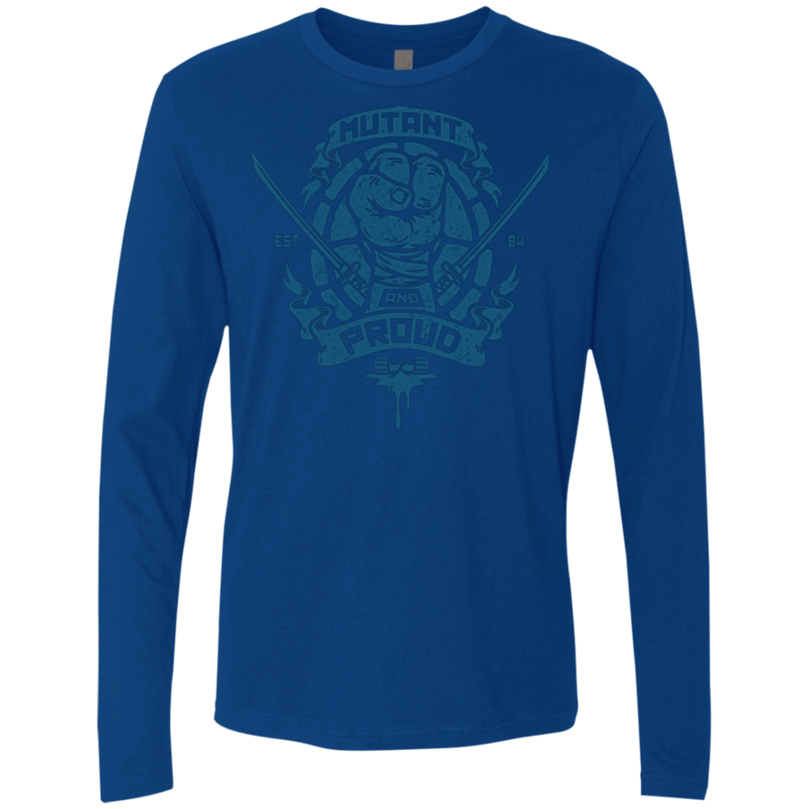 T-Shirts Royal / Small Mutant and Proud Leo Men's Premium Long Sleeve