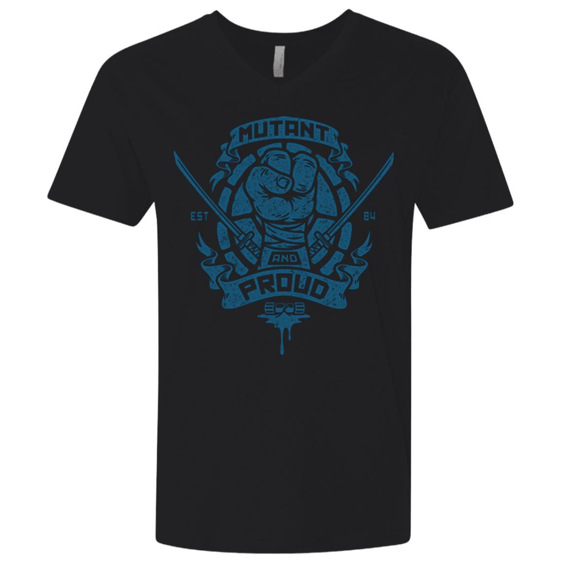 T-Shirts Black / X-Small Mutant and Proud Leo Men's Premium V-Neck