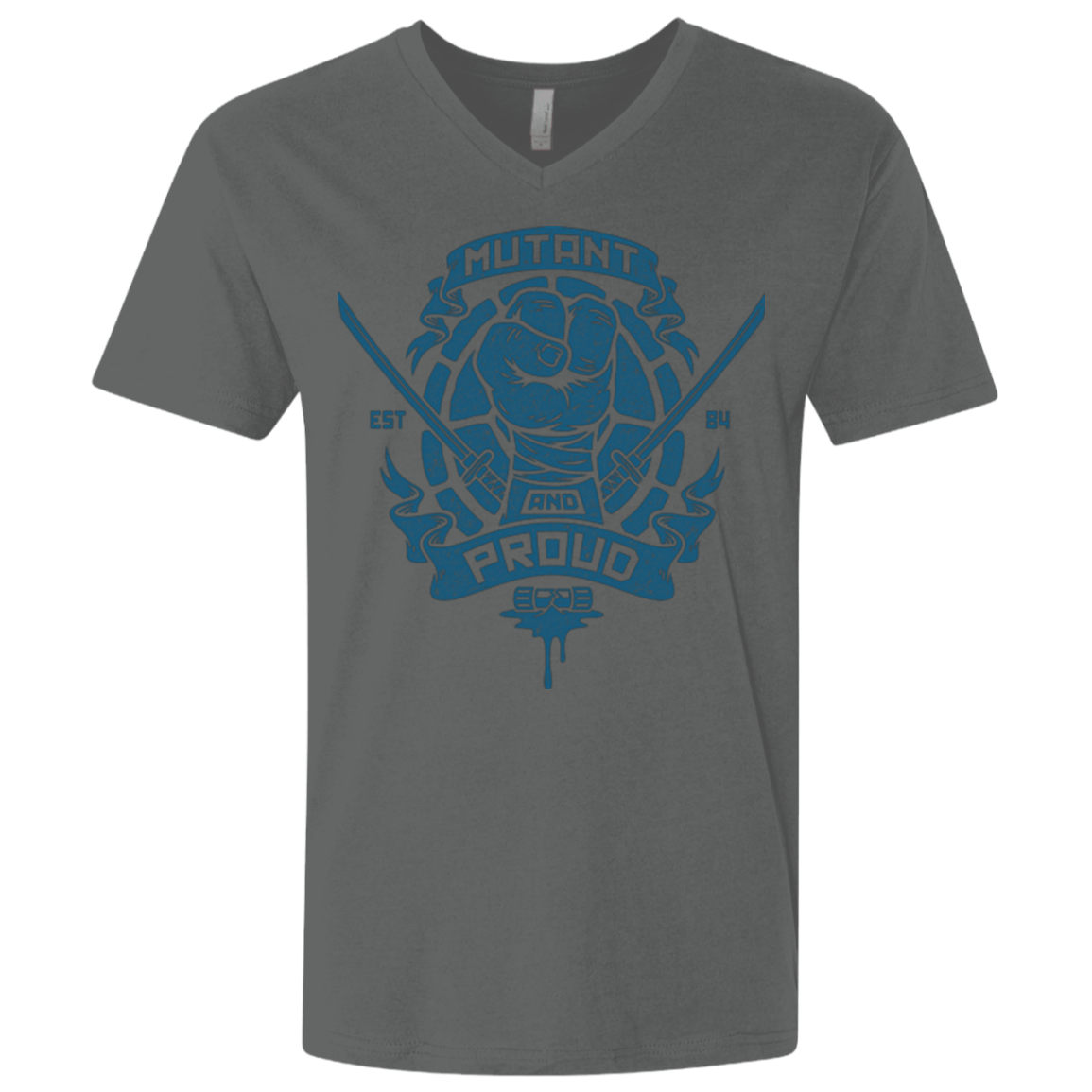 T-Shirts Heavy Metal / X-Small Mutant and Proud Leo Men's Premium V-Neck