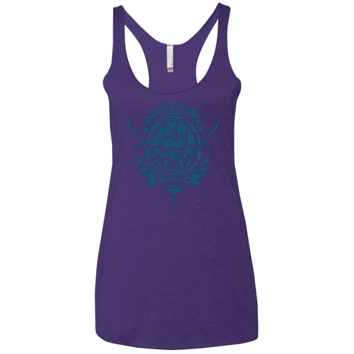 T-Shirts Purple / X-Small Mutant and Proud Leo Women's Triblend Racerback Tank