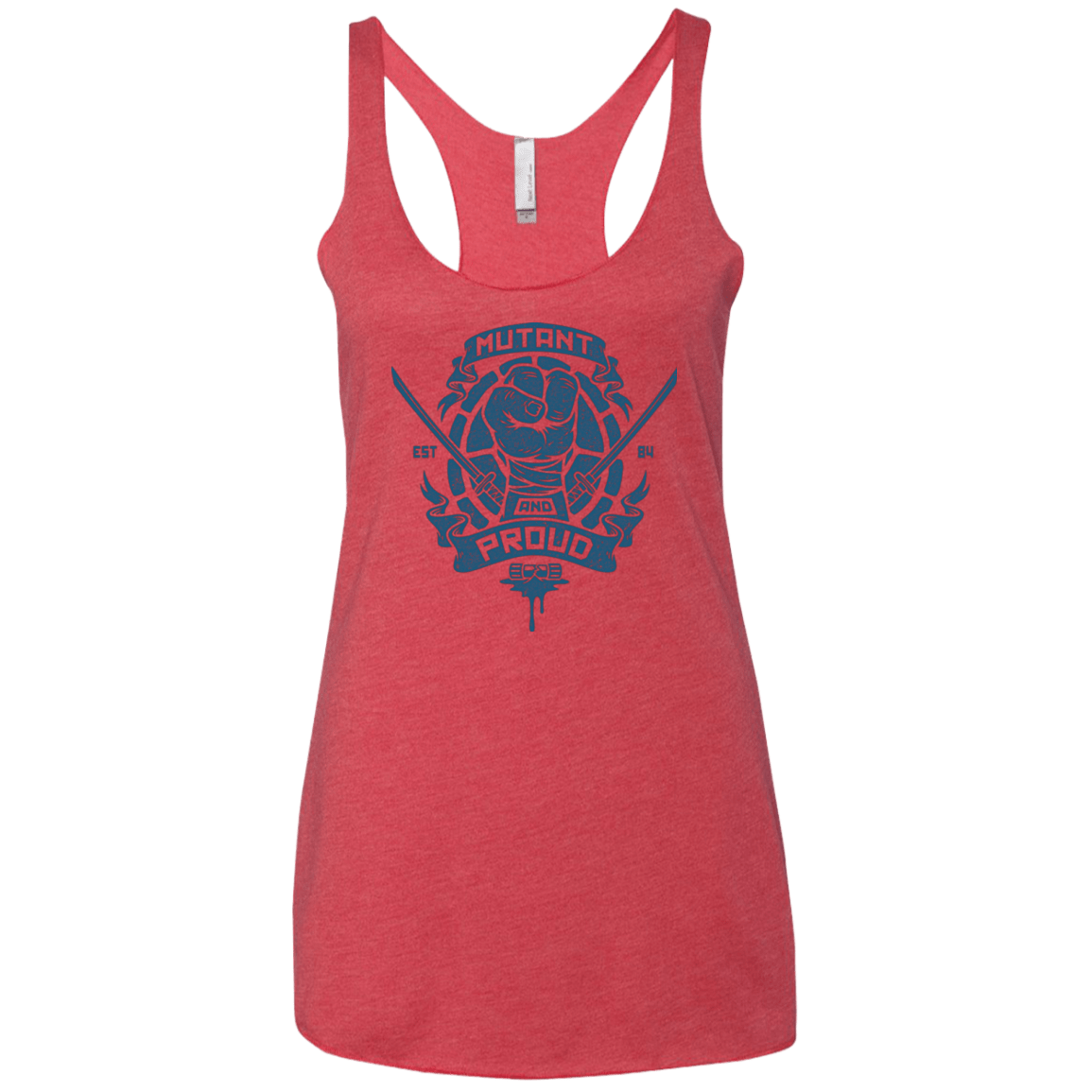 T-Shirts Vintage Red / X-Small Mutant and Proud Leo Women's Triblend Racerback Tank