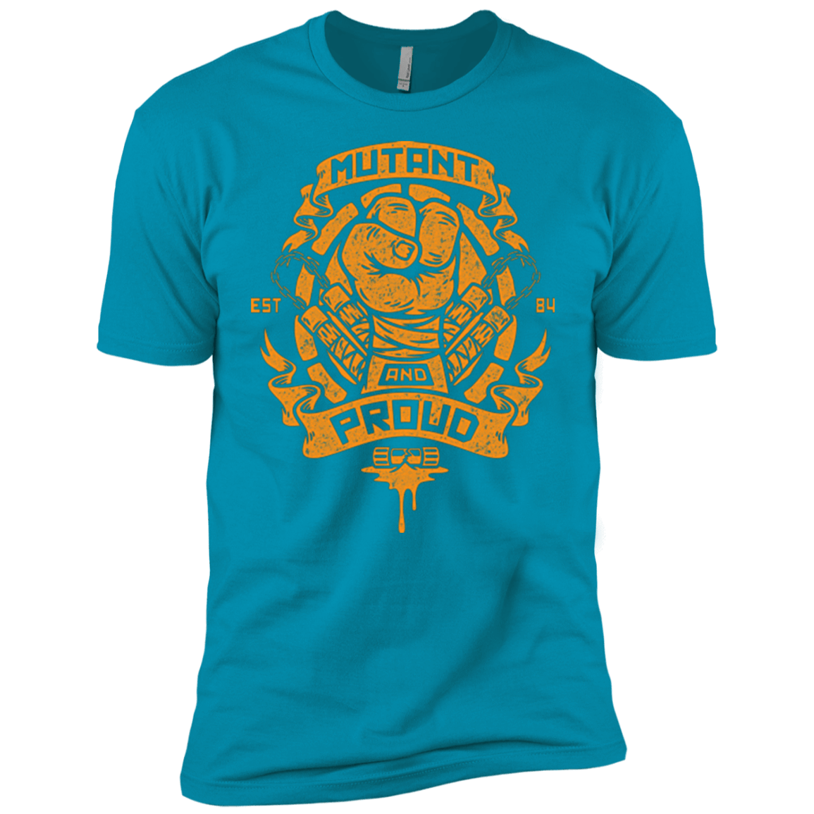 T-Shirts Turquoise / YXS Mutant and Proud Mikey Boys Premium T-Shirt