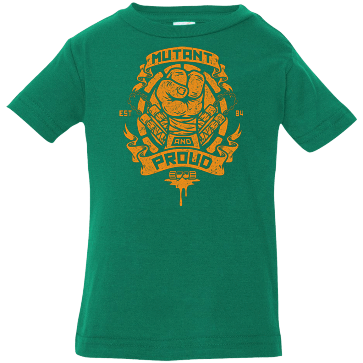 T-Shirts Kelly / 6 Months Mutant and Proud Mikey Infant PremiumT-Shirt